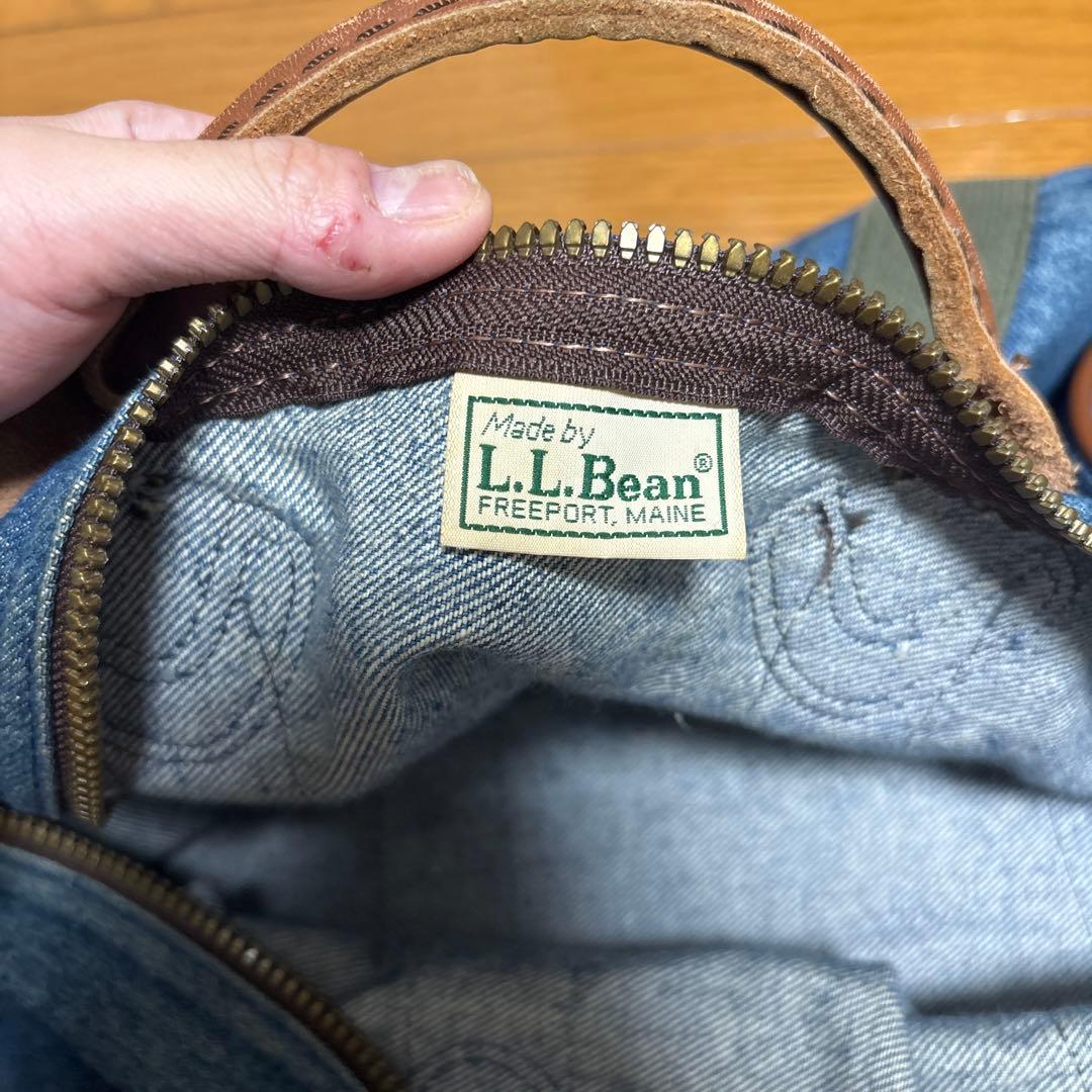 80s L.L.Bean デニムボストンバック