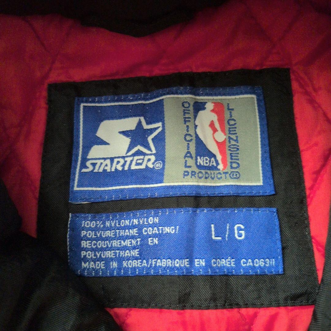 90s スターター NBA シカゴブルズ ハーフジップ アノラック ジャケット