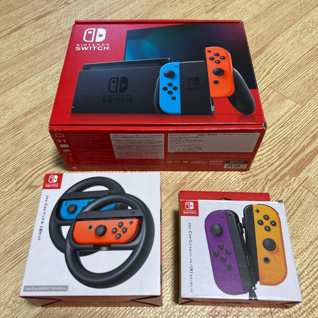 Nintendo Switch 本体　ネオンブルー/ネオンレッド箱あり