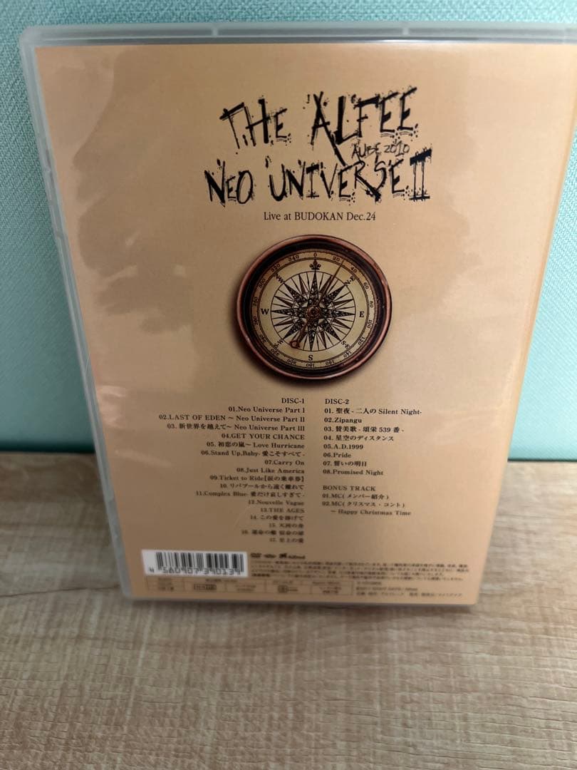 DVD THE ALFEE NEO UNIVERSE Ⅱ 2010年日本武道館