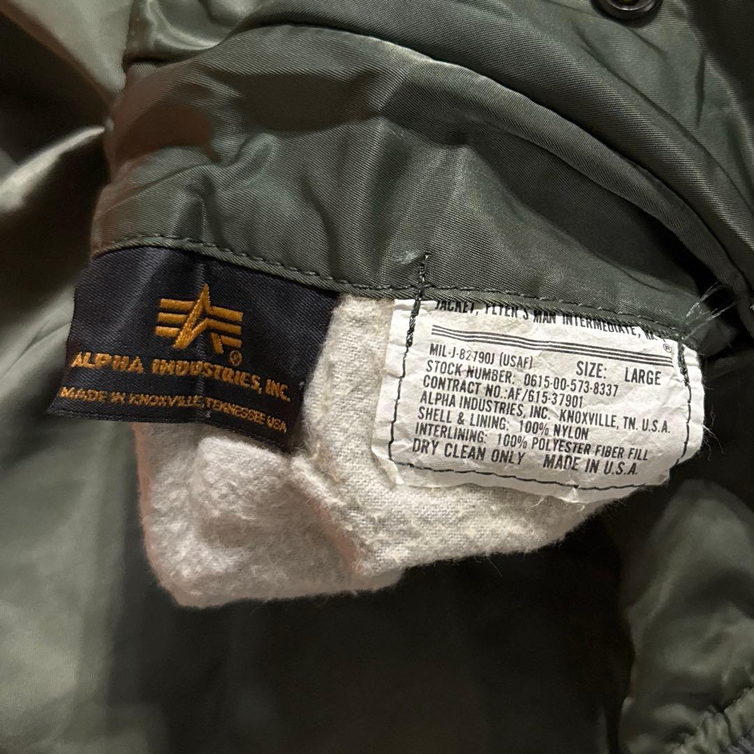 USA製 90年代 ALPHA INDUSTRIES MA-1 LARGE