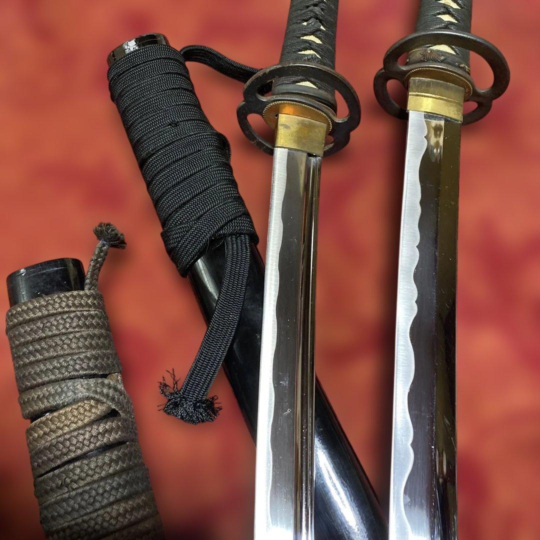 豪華版高級模造刀大小２本 宮本武蔵拵え