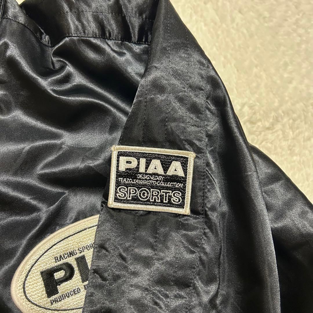 PIAA レーシング ジャケット ブルゾン 希少 黒 モータースポーツ フリー