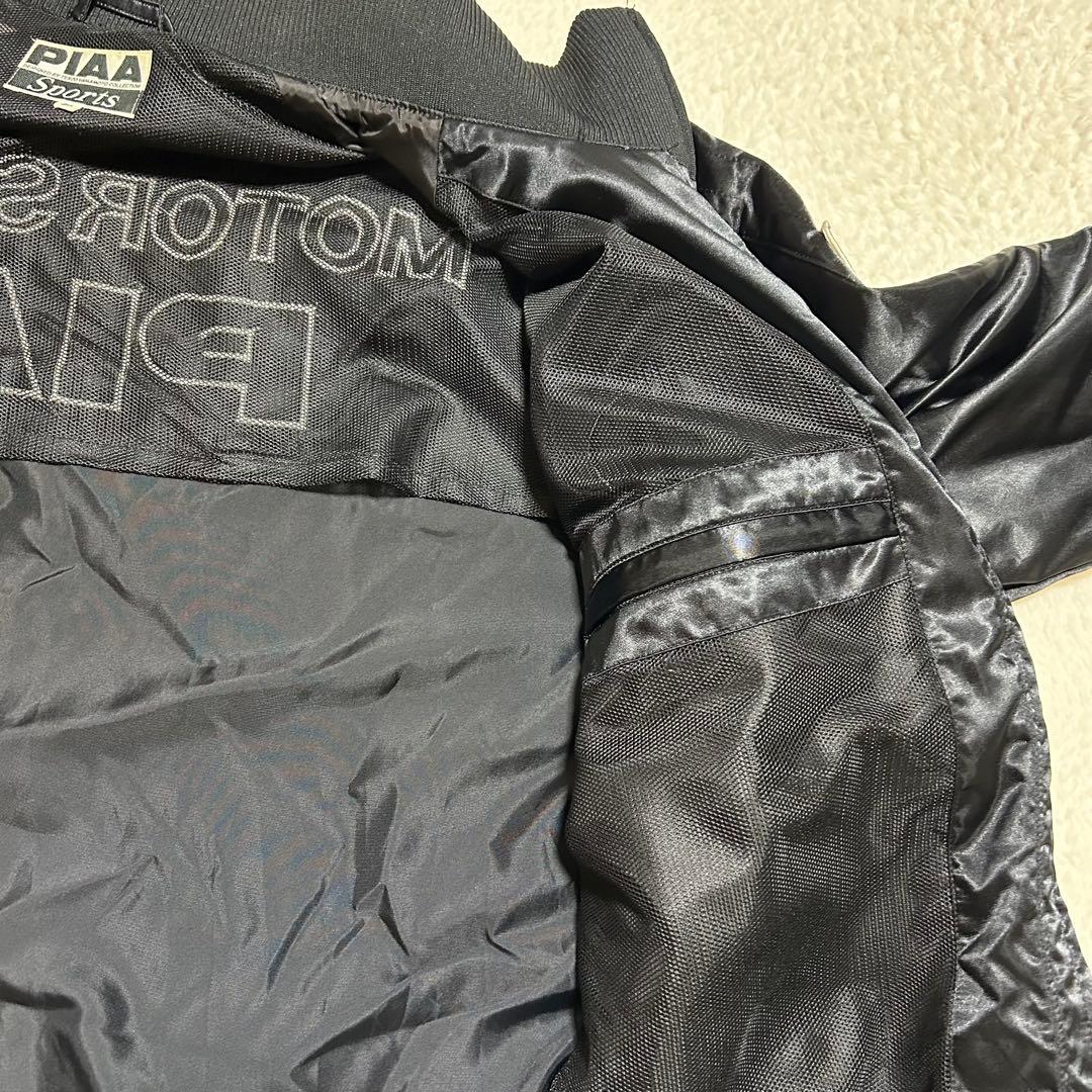 PIAA レーシング ジャケット ブルゾン 希少 黒 モータースポーツ フリー