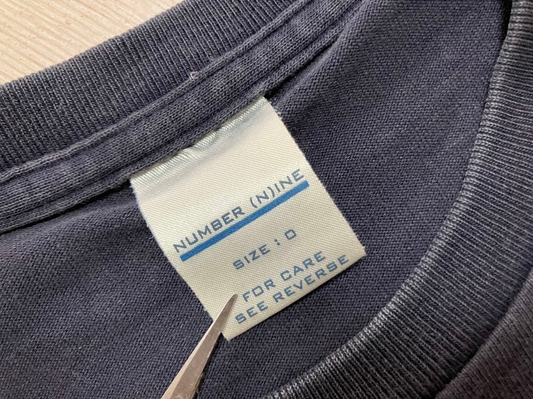 ナンバーナイン 宮下期モントリオールTシャツ ネイビー サイズ0