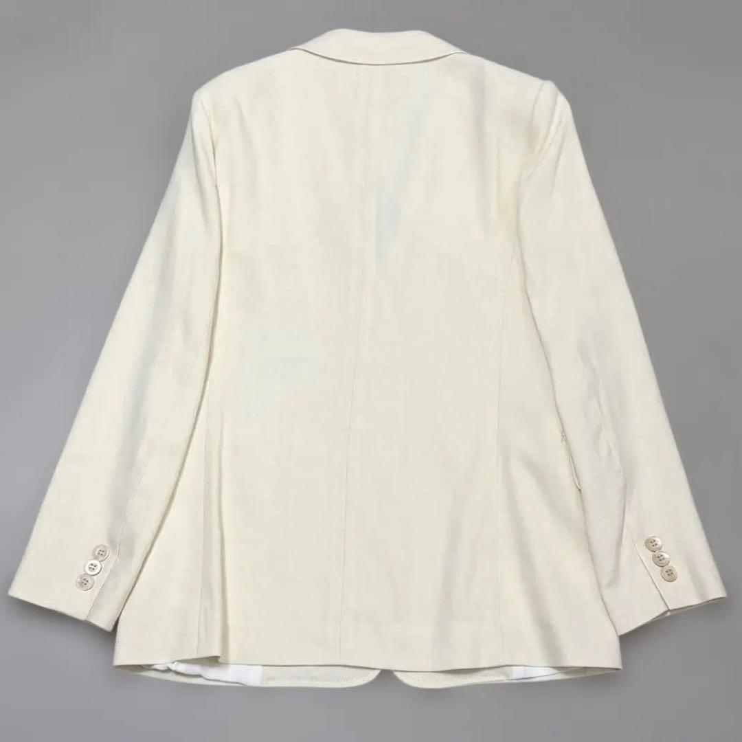 【美品✨ストレッチ 近年】 ANAYI リネン混 テーラードジャケット アナイ