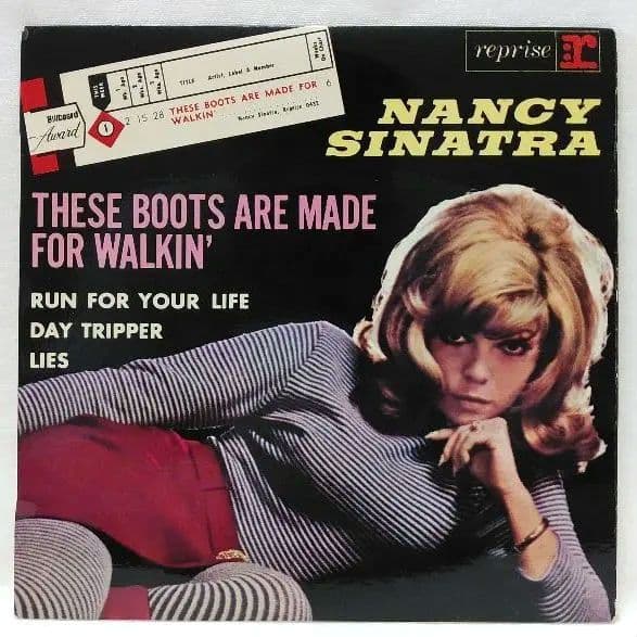 ナンシーシナトラ NANCY SINATRA♣BOOTSブーツカバー六カ国内外盤