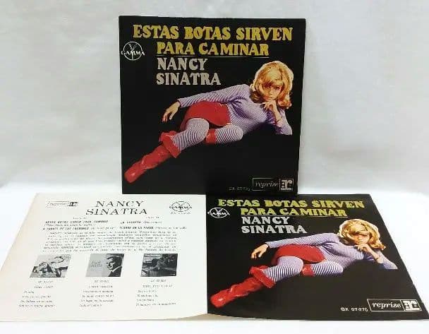ナンシーシナトラ NANCY SINATRA♣BOOTSブーツカバー六カ国内外盤