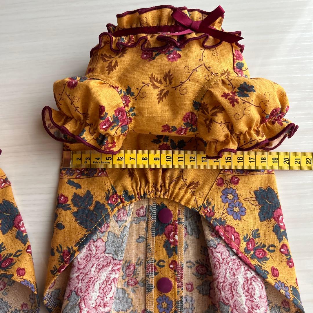 No.546•547 犬服ハンドメイド バックオープンワンピース2着