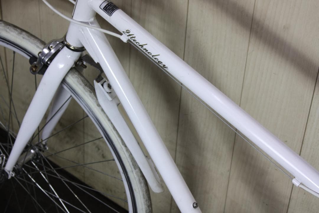鳥*取様 21テクノロジー700C 6速 430mm クロスバイク WHITE