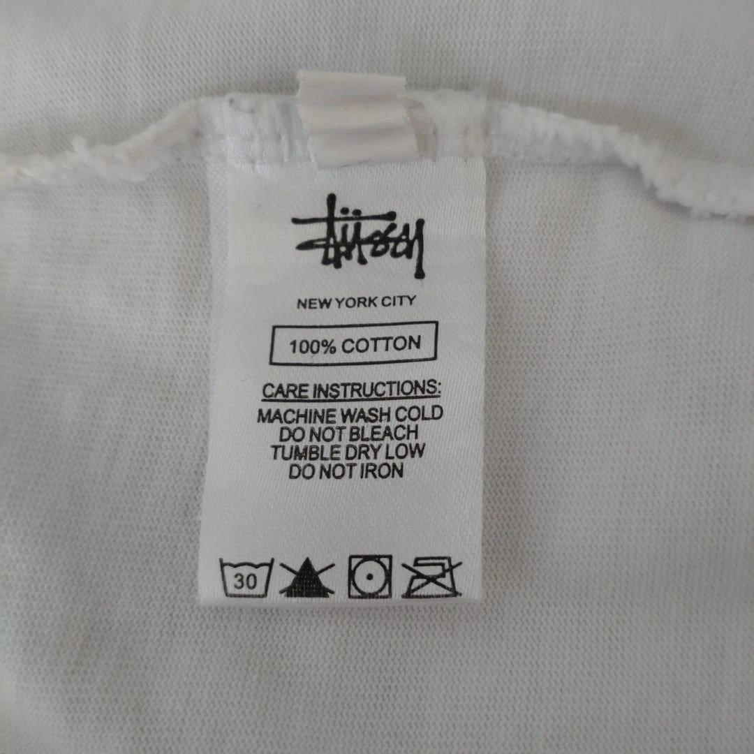 Stussy ナイキ8ボールロゴ Tシャツ 2XL ホワイト　ステューシー