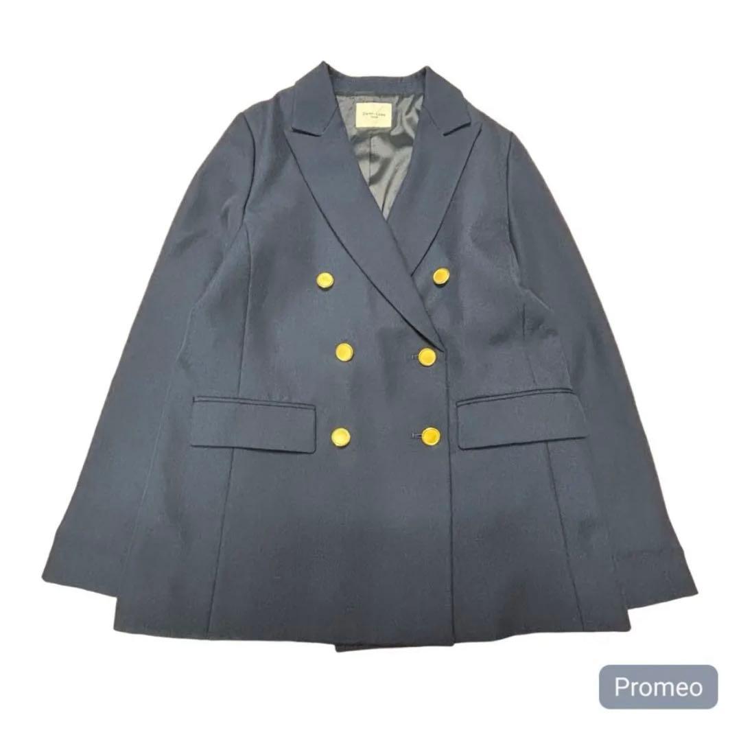 美品❇️Demi-Luxe BEAMS 紺ブレ　ダブルテーラードジャケット38