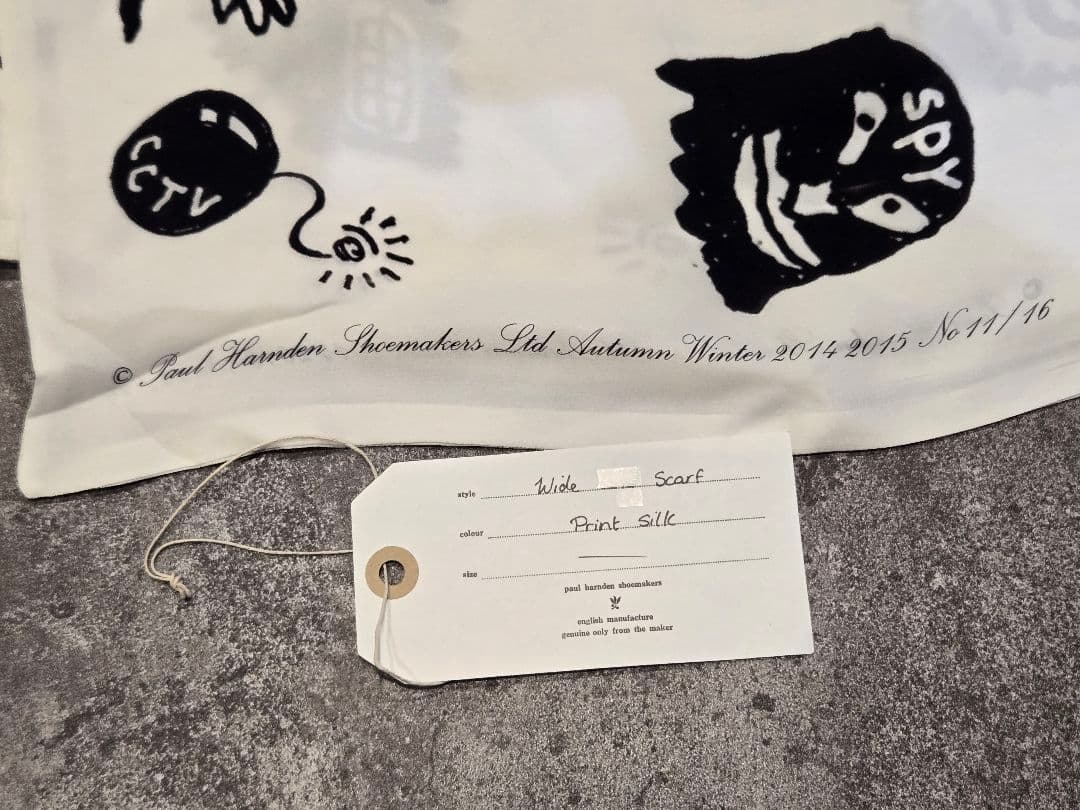 paul harnden wide scarf ポールハーデン スカーフ