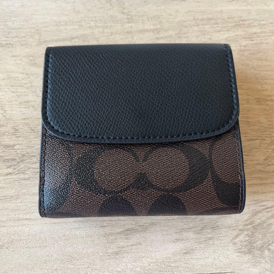 【只今箱無し価格】コーチ COACH 財布 Wホック シグネチャー F53837