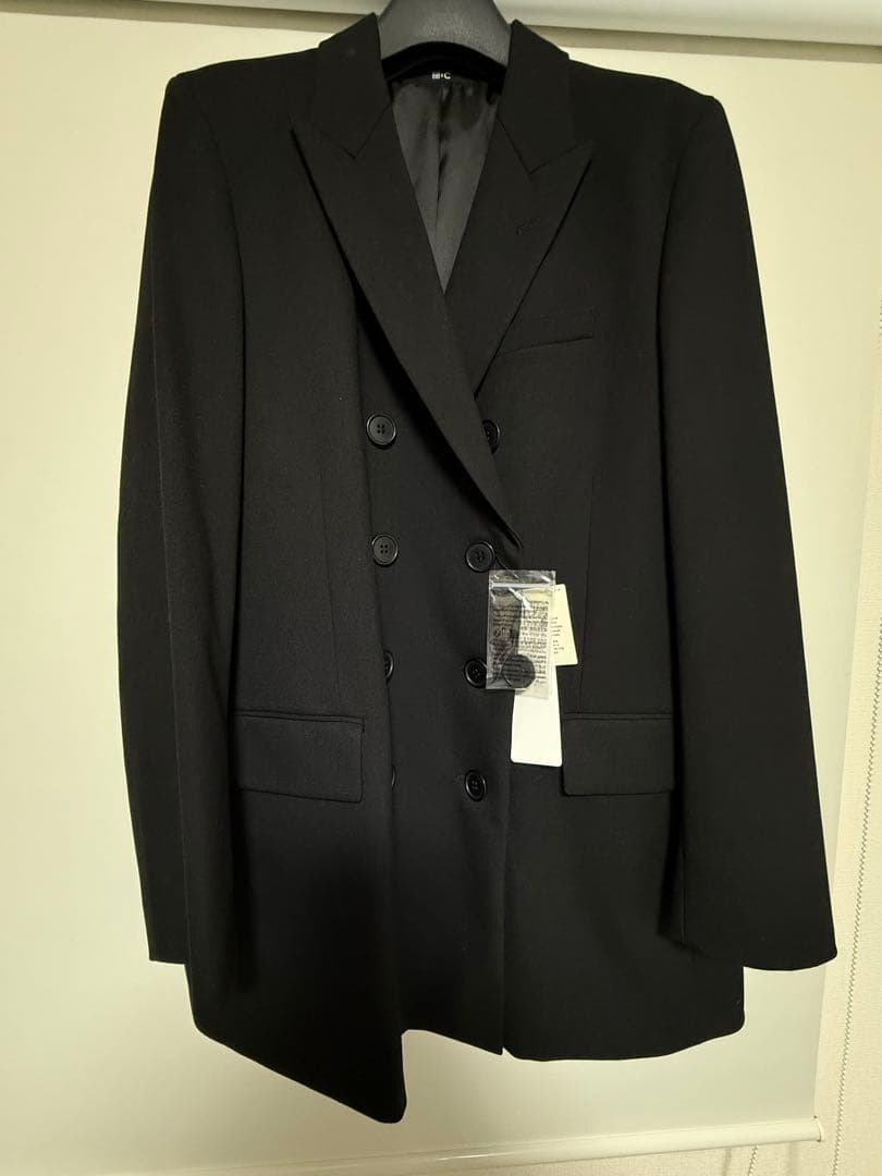 UNIQLO Cダブルテーラードジャケット　BLACK