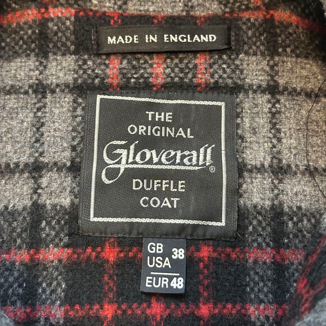 グローバーオール GLOVERALL ダッフルコート L相当 英国製 グレー