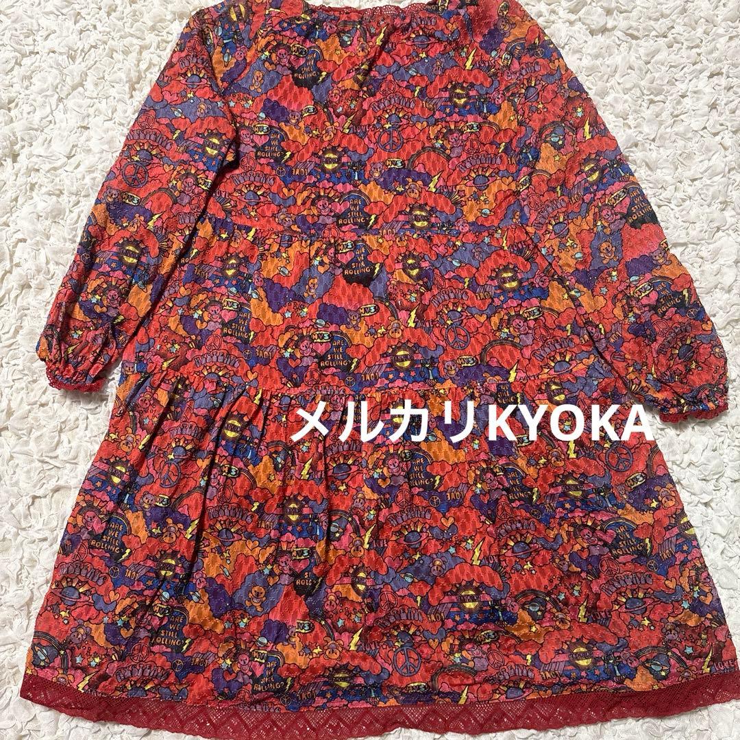 HYSTERIC GLAMOUR ヒステリックグラマー ヒスベア ワンピース 赤