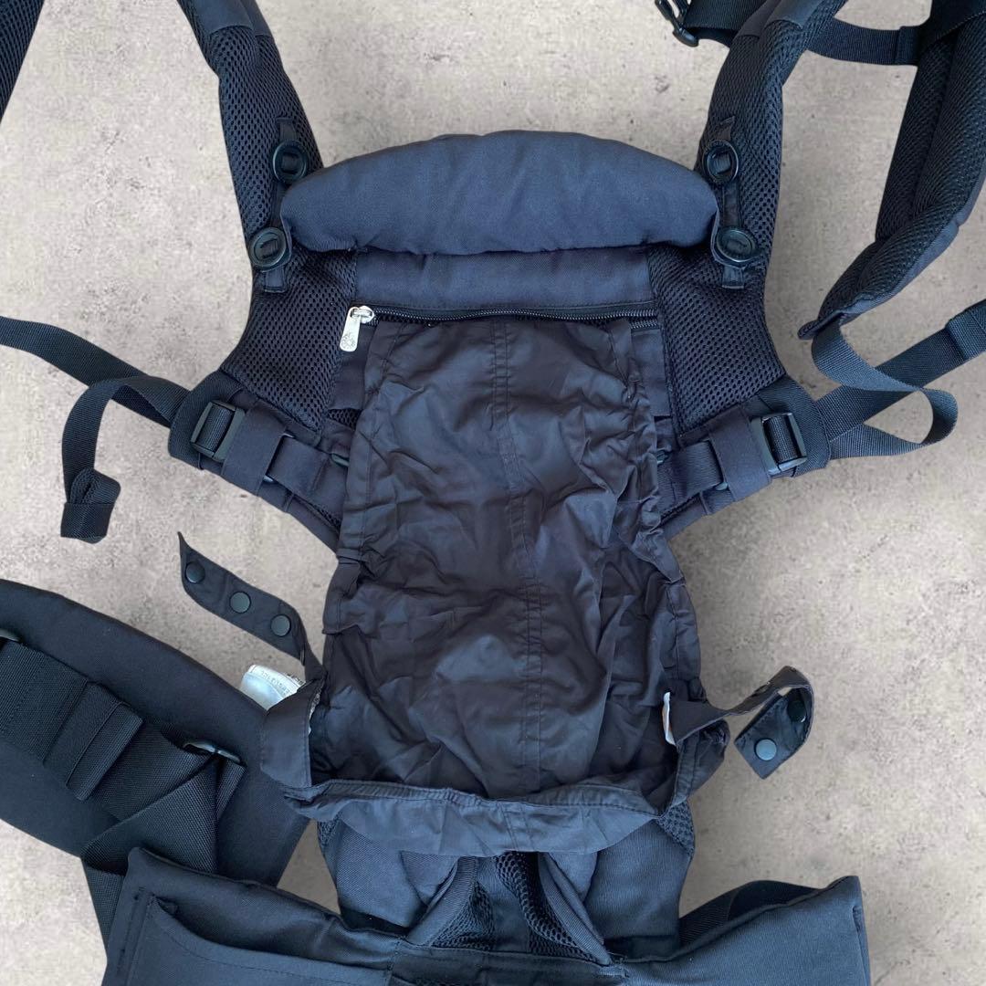 【ergobaby OMNI360 COOL AIR】美品 エルゴベビー 黒