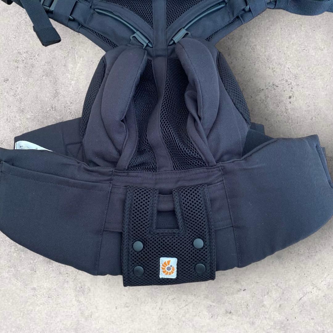 【ergobaby OMNI360 COOL AIR】美品 エルゴベビー 黒