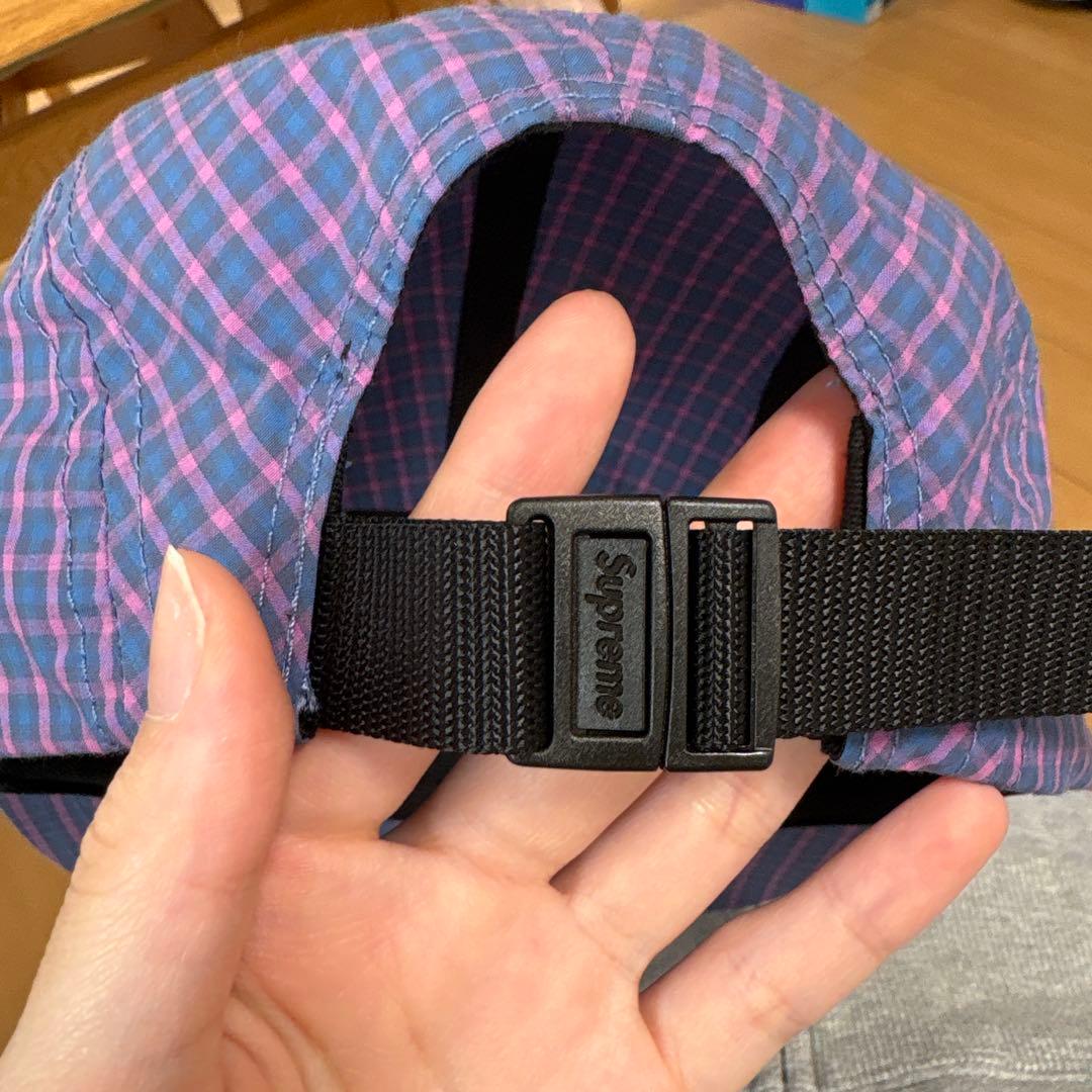 帽子 Supreme Cordura Plaid Camp Cap Purple