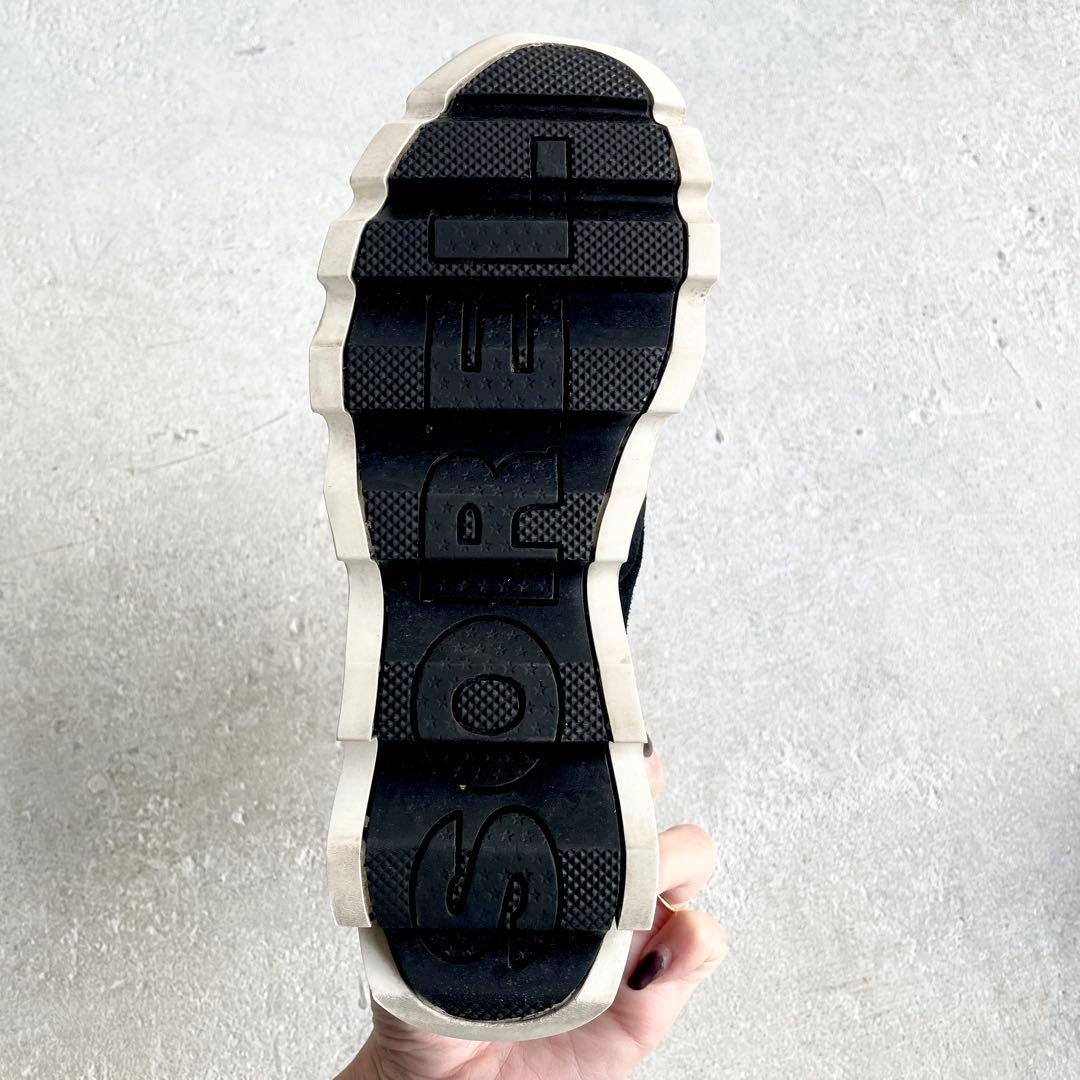 SOREL ソレル キネティック ショートブーツ　24cm 黒 防水