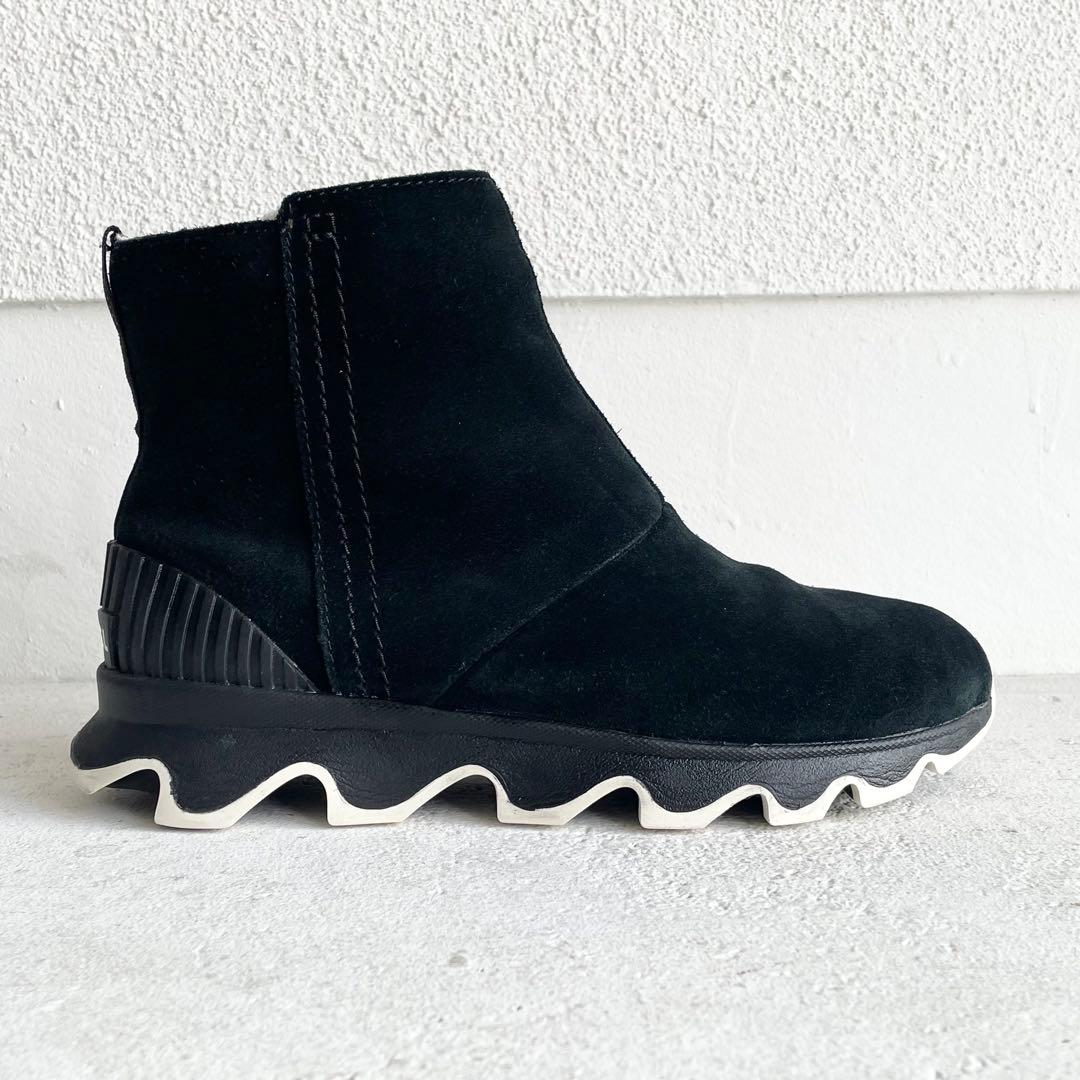 SOREL ソレル キネティック ショートブーツ　24cm 黒 防水