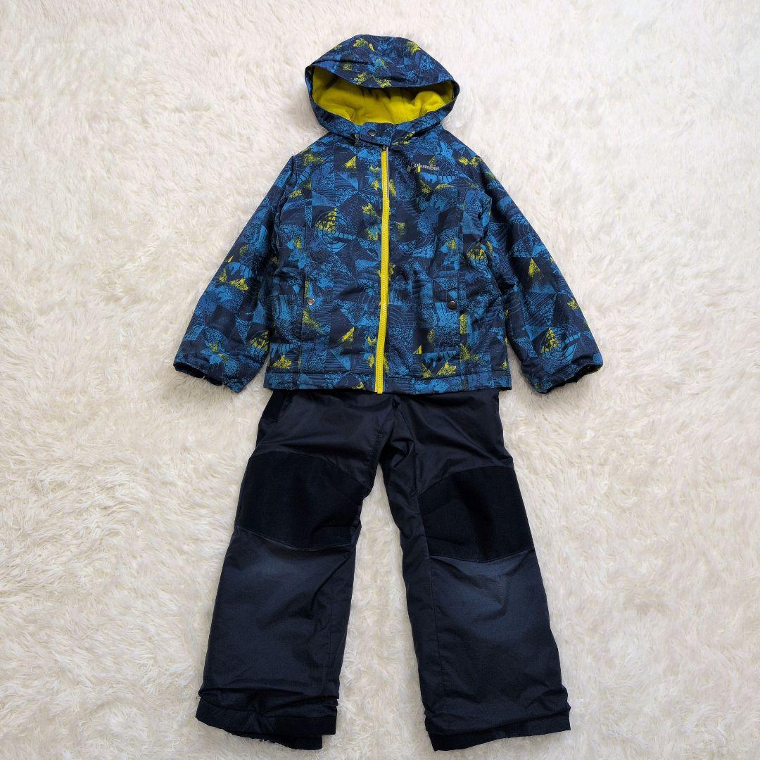 コロンビア 120cm xs スキーウェア columbia 男の子 上下セット