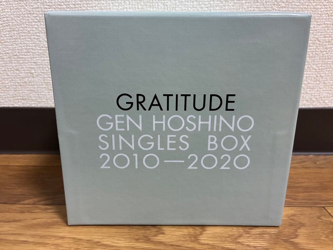 星野源 GRATITUDE Singles Box CD DVD Blu-ray