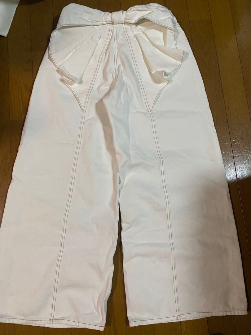 完売！ビッグリボンデニムパンツ
