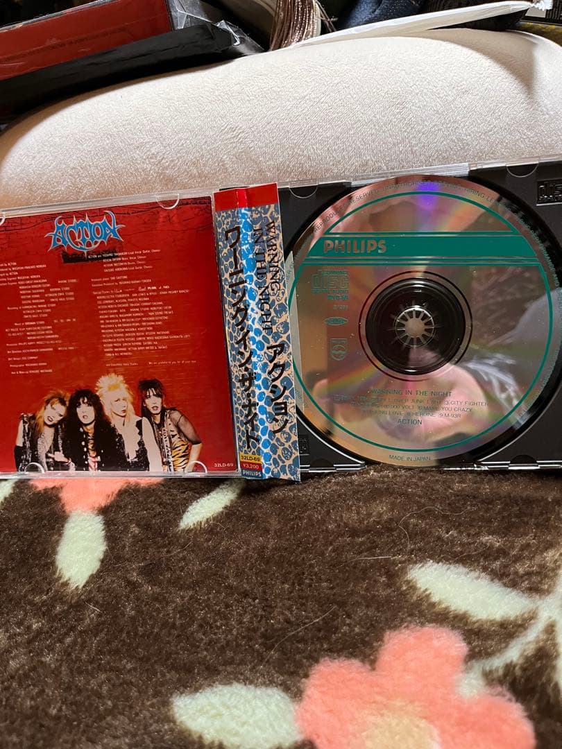 ACTION WARNING IN THE NIGHT CD ジャパメタ ②