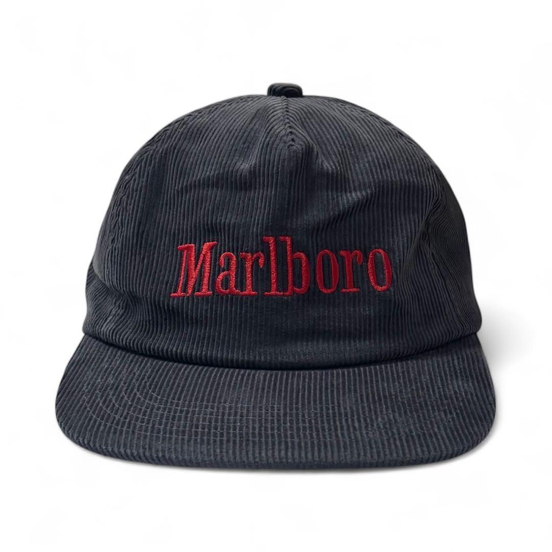Marlboro CAPマルボロ グレー コーデュロイキャップ