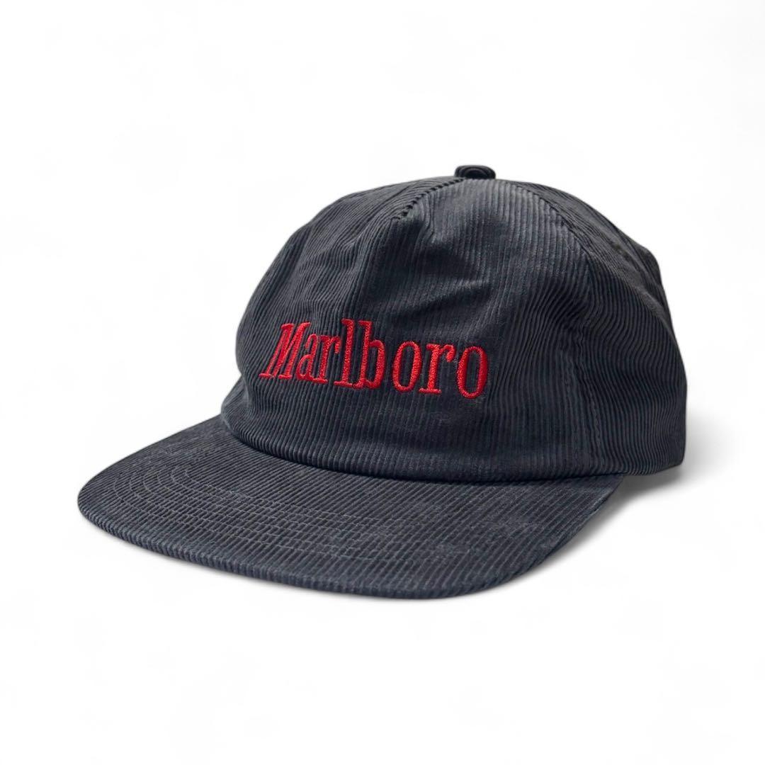 Marlboro CAPマルボロ グレー コーデュロイキャップ