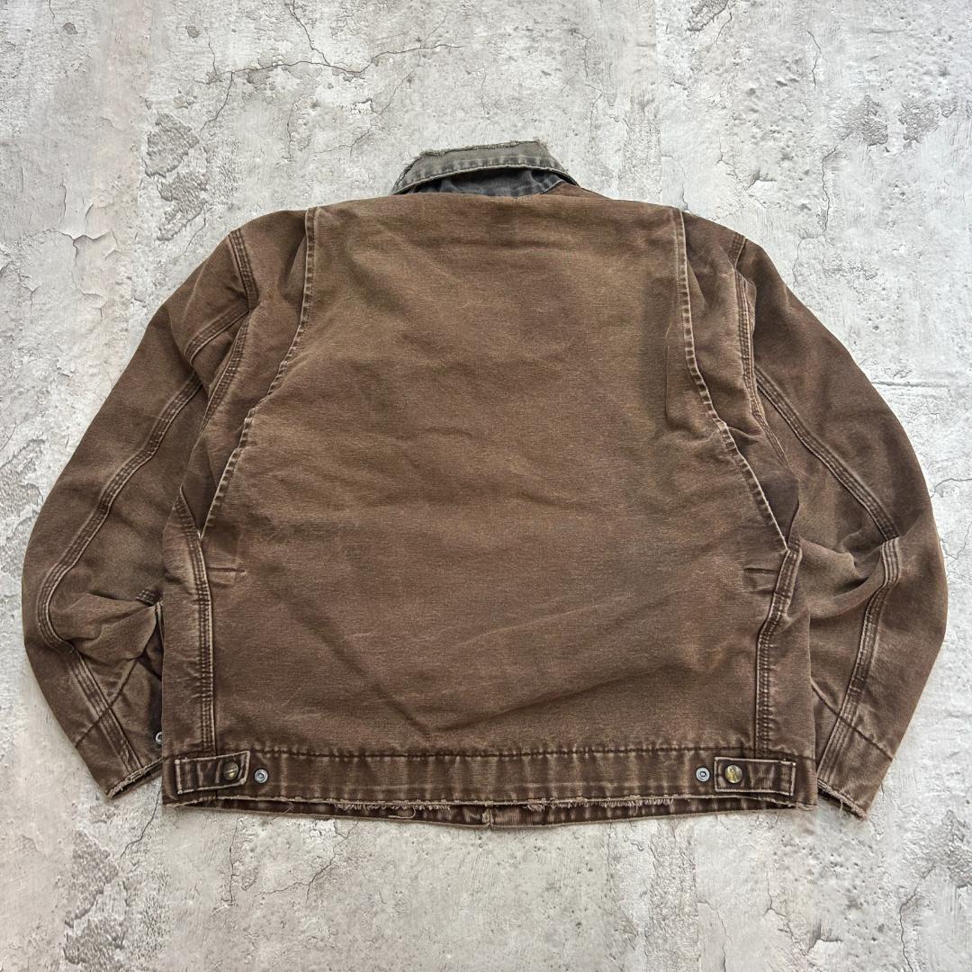 S*U様 Carhartt　デトロイトジャケット　L　DKB　ブラウン　古着