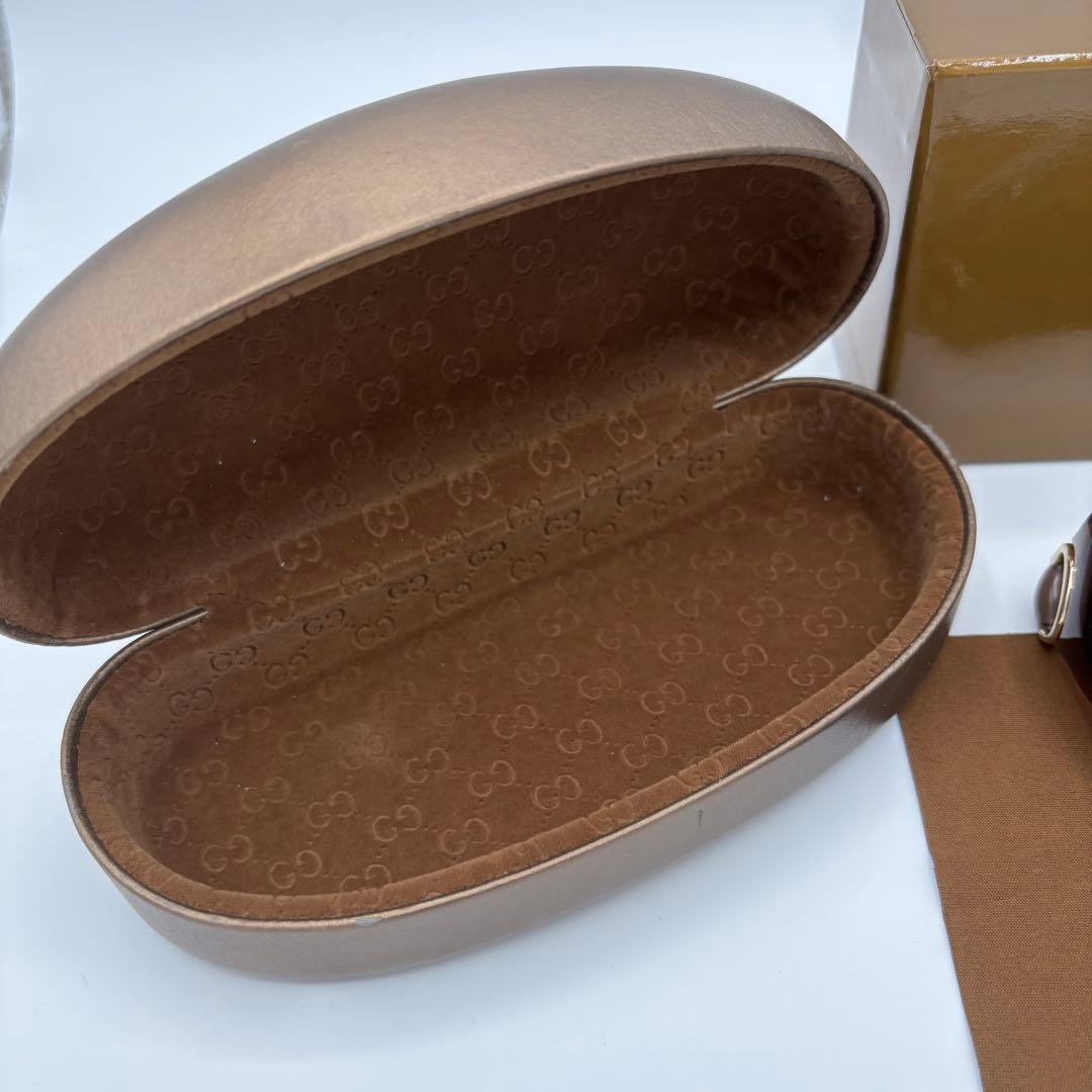 GUCCI グッチ サングラス ケース&箱付 ホースビットブラウン 美品
