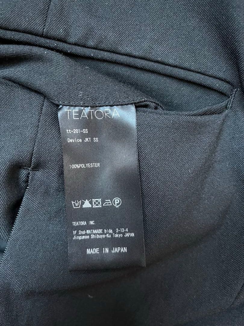 ジャケット・アウター TEATORA DEVICE JACKET SOLO SCAPE BLACK 2