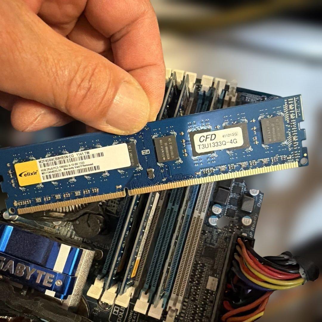 ジャンク 自作PC Win10h Core i7 16MB DVDRW HDD2