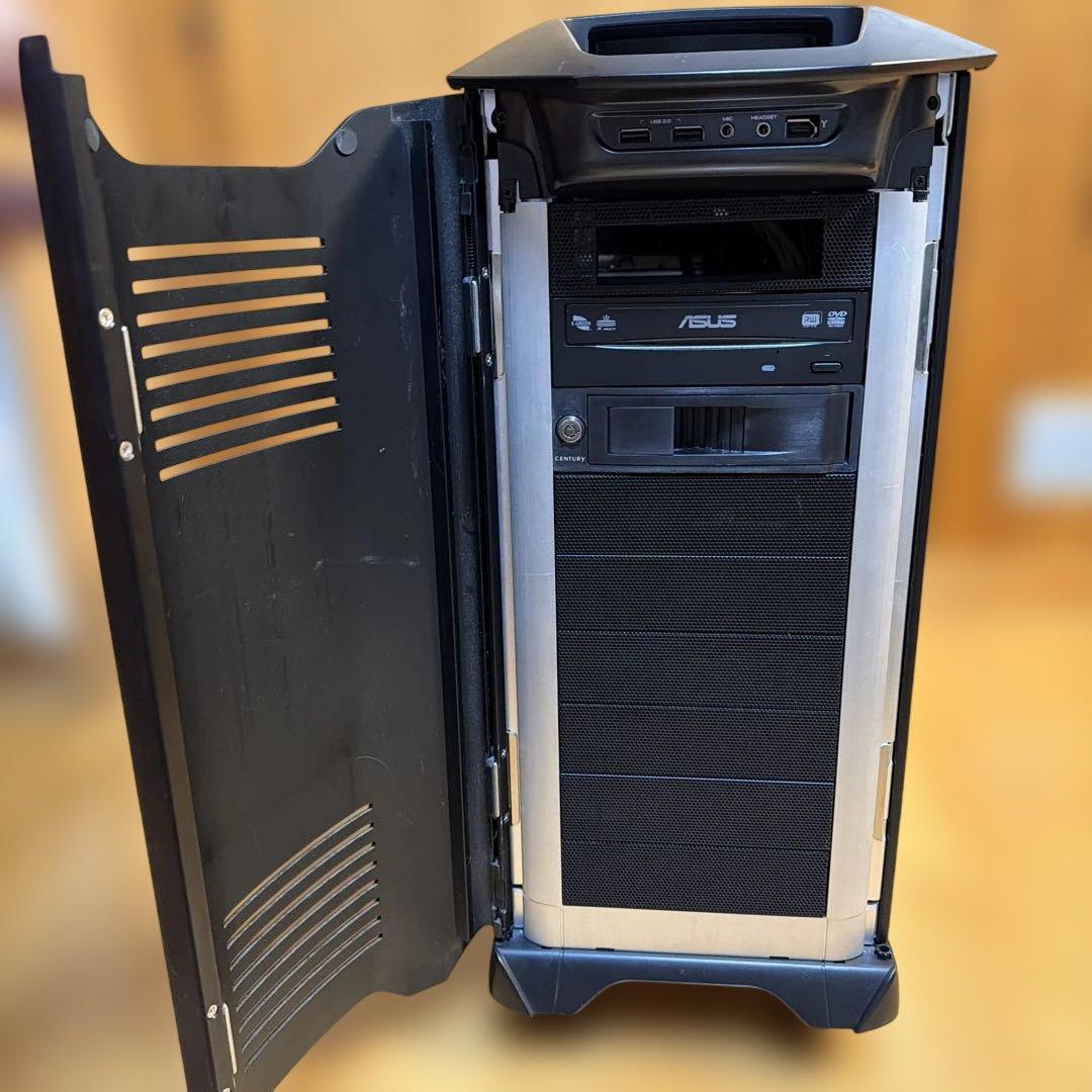 ジャンク 自作PC Win10h Core i7 16MB DVDRW HDD2