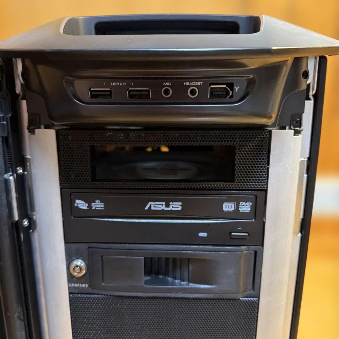 ジャンク 自作PC Win10h Core i7 16MB DVDRW HDD2