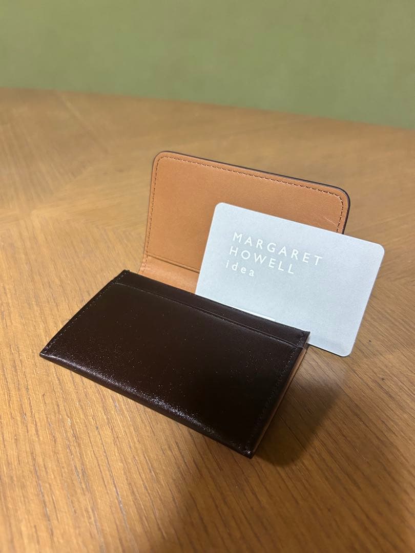 MARGARET HOWELL 名刺入れ ブラウン