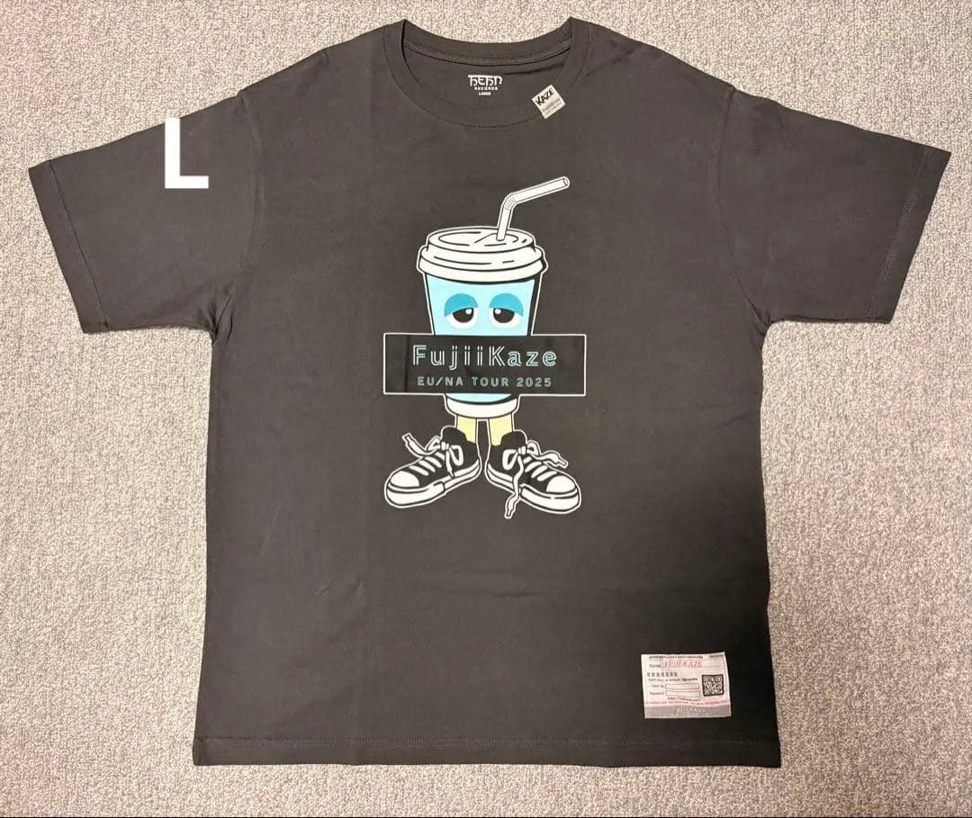 藤井風 ドリンクTシャツ Lサイズ