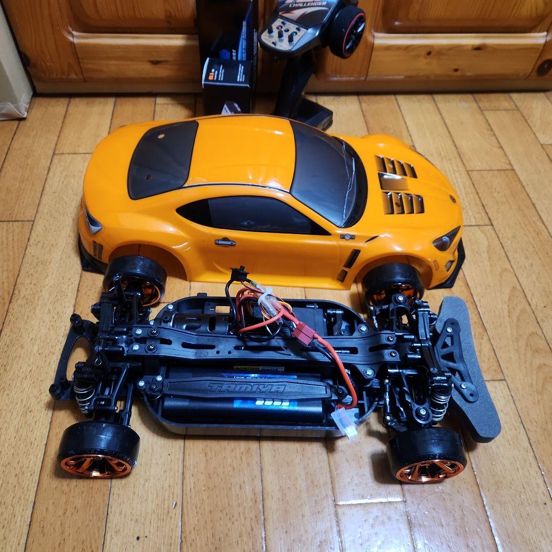 タミヤ ドリフト ラジコン フルセット　TT01　　橙色　86 ボディ　tt02