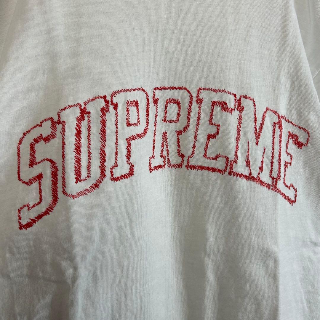 トップス Supreme Sketch Embroidered S/S Top