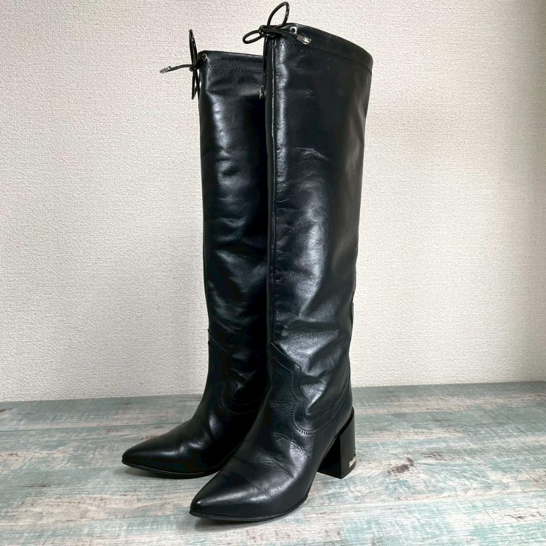 専用　美品 TOGA PULLA メタルヒール ロングブーツ 37