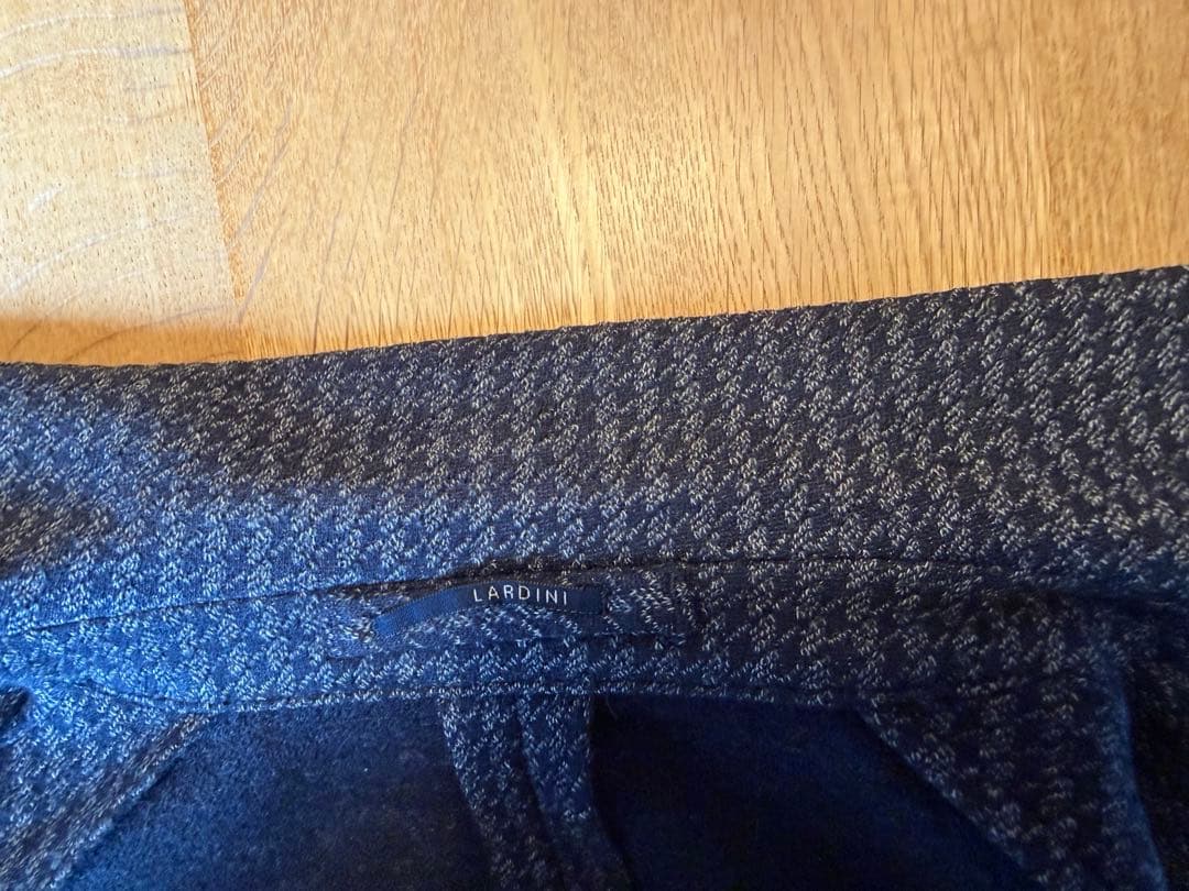 LARDINI ラルディーニ 2ピース ジャケット ジレ ネイビー 46
