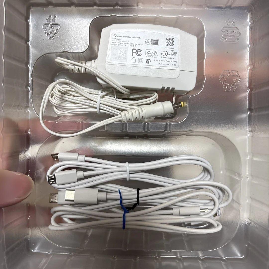 超美品BUFFALO スマートフォン用CDレコーダー ラクレコ RR-C1-WH