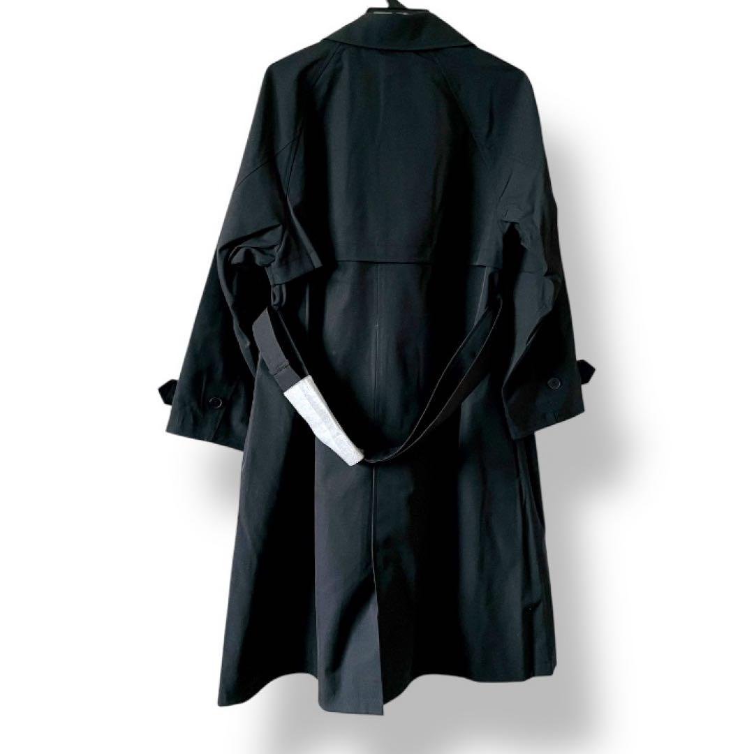 未使用 ユニクロ トレンチコートリラックスフィット　M ブラック ユニセックス