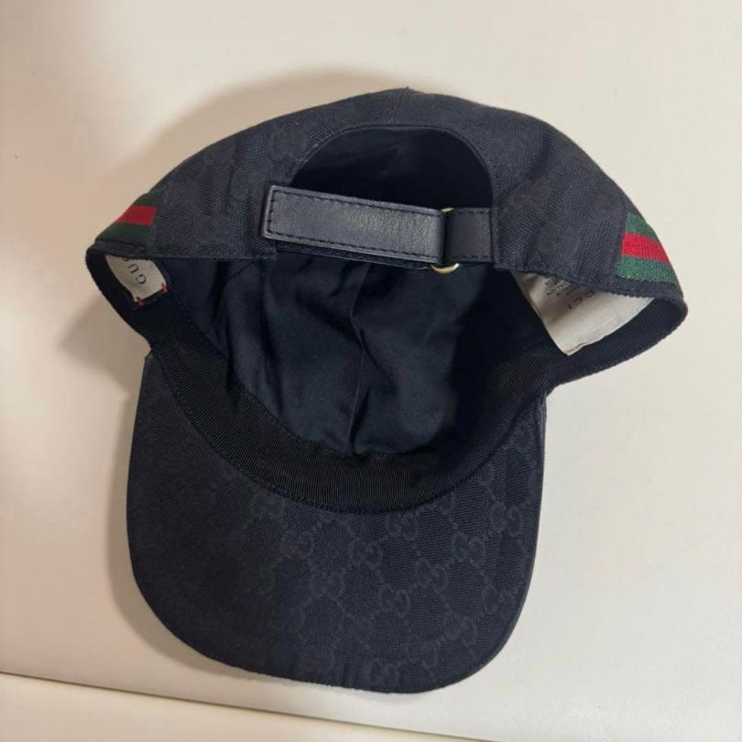 GUCCI キャップ　GGキャンバス　ベースボールキャップ L