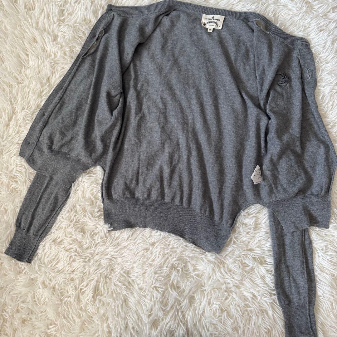 Vivienne Westwood アングロマニア 変形ロゴカーディガン