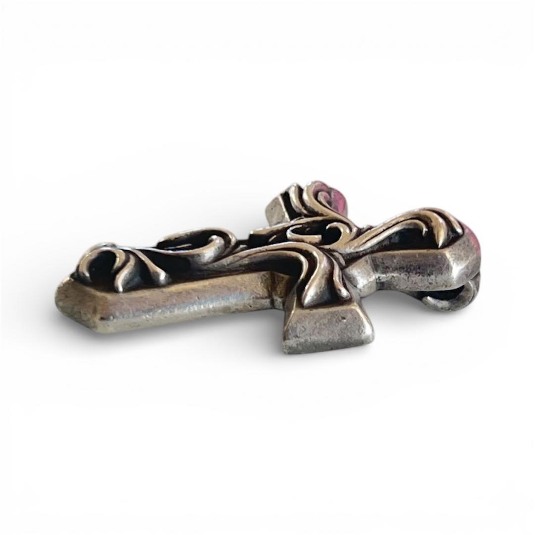CHROME HEARTS 希少クロムハーツ バルカンクロス スモール シルバー