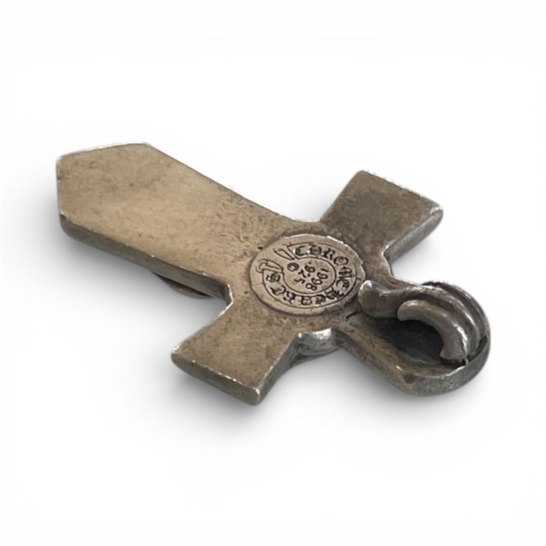 CHROME HEARTS 希少クロムハーツ バルカンクロス スモール シルバー